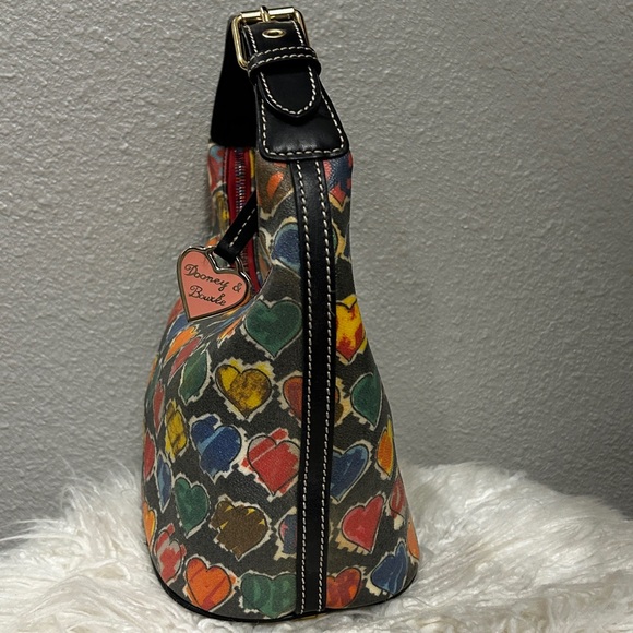 Dooney & Bourke Multicolor Heart Shoulder Bag - Picture 5 of 8